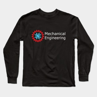 Mechanical engineering text and logo Long Sleeve T-Shirt